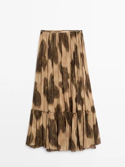 Длинная юбка в пейсли- Заказать в России