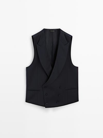 Zara Жилет из шерстяной смеси для костюма купить с доставкой.