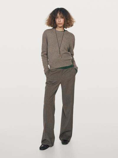 Свитер с круглым вырезом из шерстяной смеси