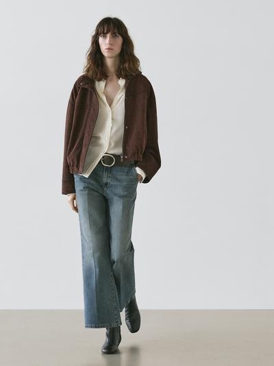 Zara Джинсы белл-боттом средней посадки