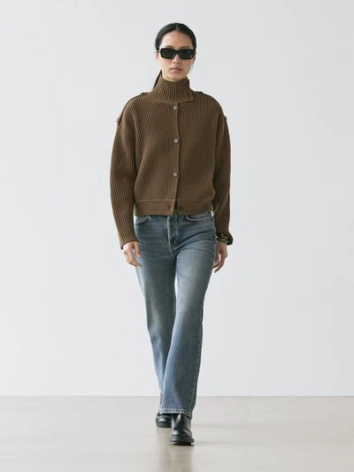 Кардиган из шерсти с деталями на пуговицах