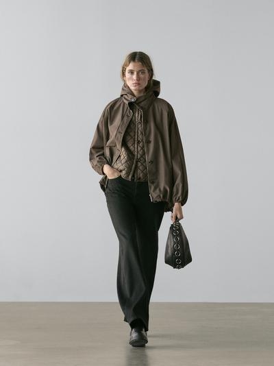 Zara Парка с деталями из пуха купить с доставкой.