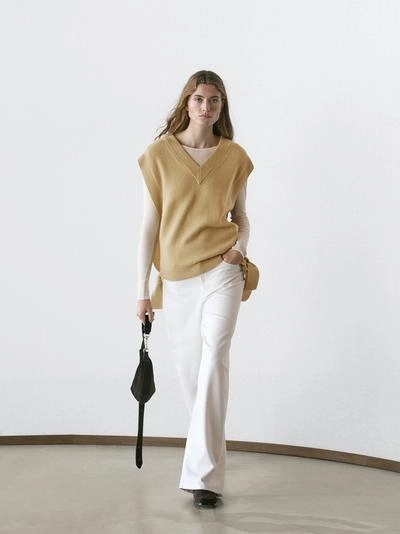 Воротник талией с деталями на завязках- Заказать в России