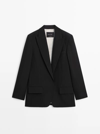 Пиджак из креповой ткани- Заказать в России