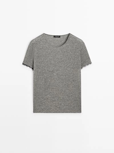 Футболка с коротким рукавом и кружевными деталями- Заказать в России