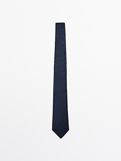 Zara Галстук в горошек из 100% шелка