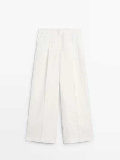 Брюки из льна для костюма- Заказать в России