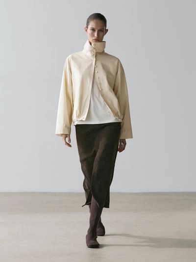 Куртка из 100% хлопка с пуговицами