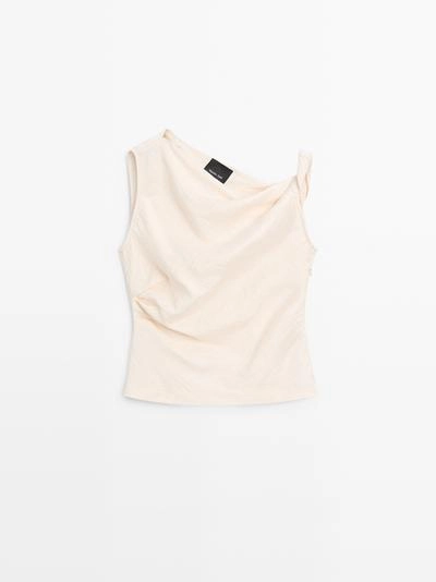 Asymmetric top with knot detail- Заказать в России