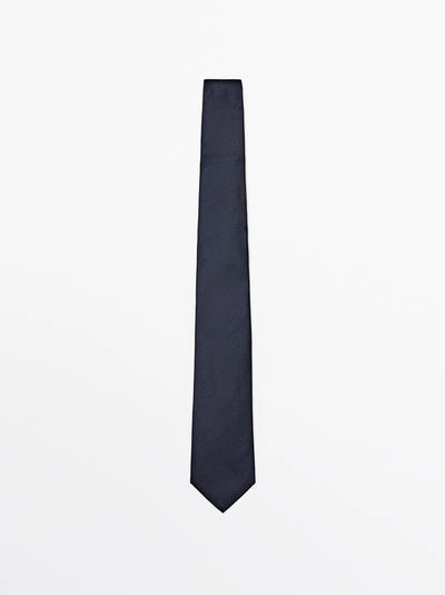 Галстук в горох из 100% шелка мульберри- Заказать в России