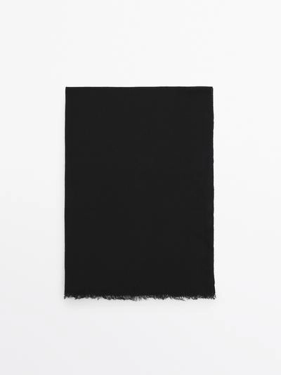 Легкий шарф из 100% шерсти- Заказать в России