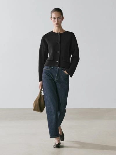 Кардиган из хлопкового трикотажа- Заказать в России