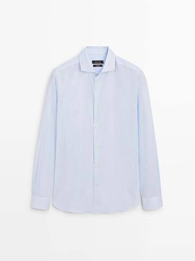 Рубашка SLIM FIT из 100% хлопка- Заказать в России