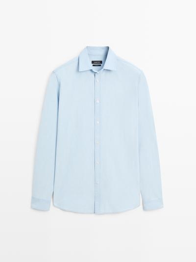 Zara Рубашка из джинсовой ткани 100% хлопка купить с доставкой.