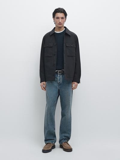 Zara Короткая куртка с деталями карманов