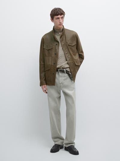 Zara Джинсы прямого кроя MASSIMO DUTTI купить с доставкой.