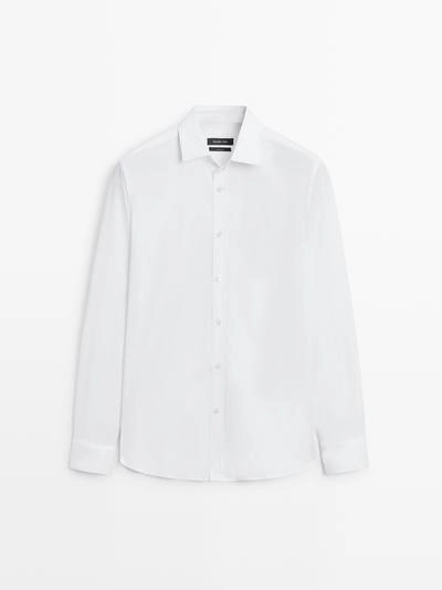 Рубашка из хлопково-вискозного трикотажа- Заказать в России