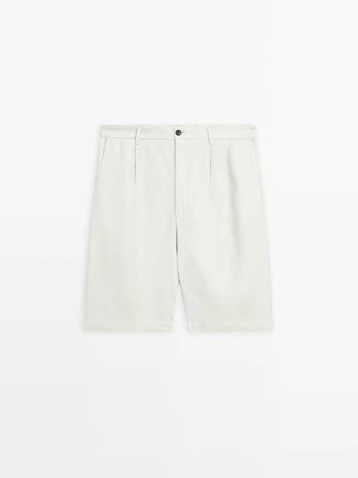 100% льняные бермуды- Заказать в России