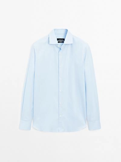 Рубашка в полоску slim fit- Заказать в России