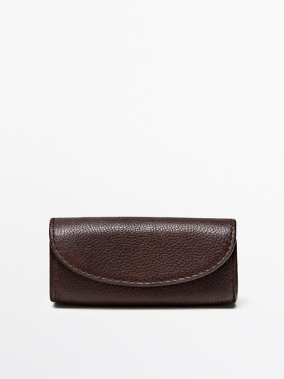 Zara Чехол для помады из натуральной кожи наппа