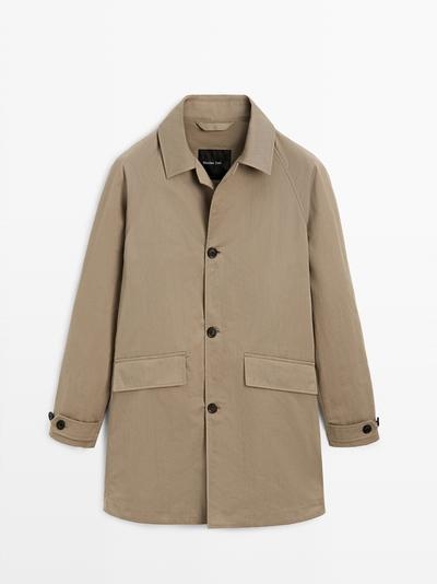 Zara Легкое тренчкот с лацканами