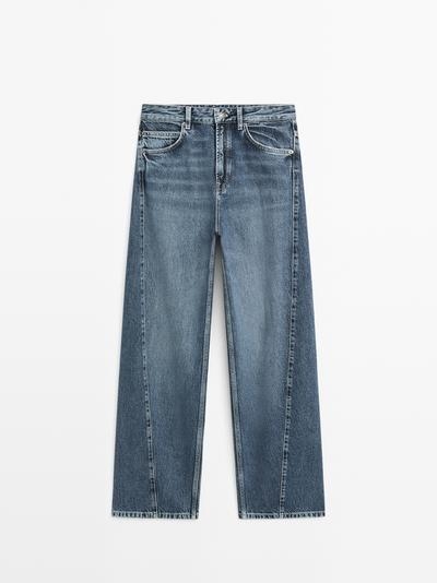 Zara Джинсы с бочонковым кроем