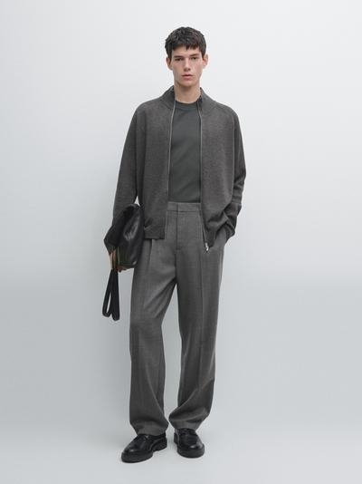 Zara Кардиган из хлопкового микса с рукавами реглан