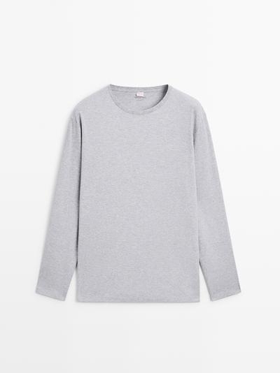Zara Пижама в полоску из 100% хлопка с длинным рукавом