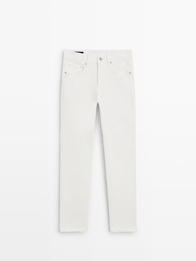 Zara Джинсы с завышенной посадкой и укороченные брючины