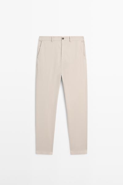 Zara Хлопковые брюки в стиле джоггер из смеси хлопка