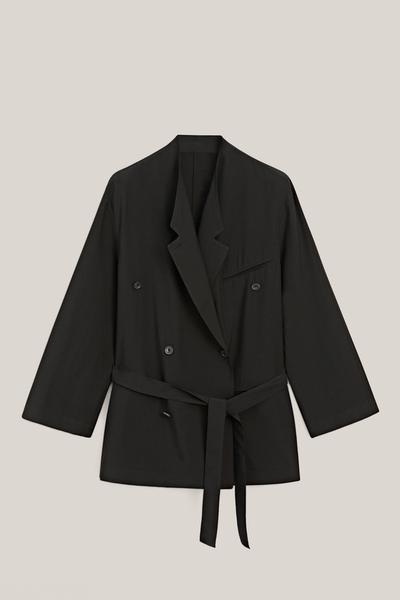 Zara Блейзер прямого кроя с поясом - лимитированная коллекция купить с доставкой.