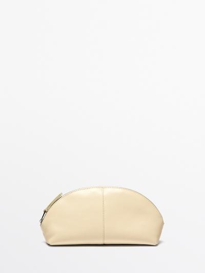 Zara Косметичка из натуральной кожи NAPPA купить с доставкой.