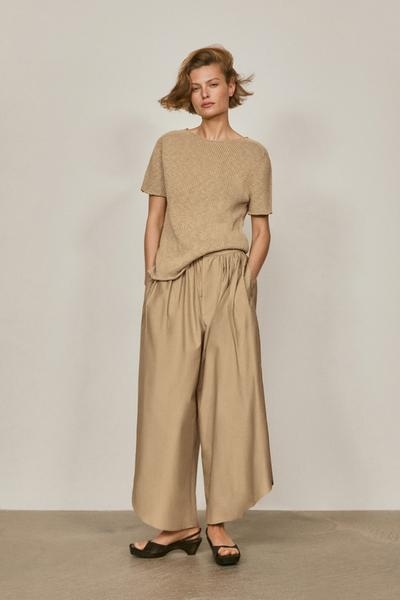 Zara Кофта с короткими рукавами из текстурированной льняной смеси - LIMITED EDITION