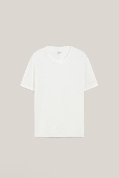 Zara Футболка с коротким рукавом из 100% льна - лимитированное издание