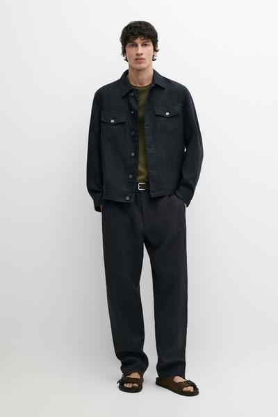Zara Кардиган из 100% льна с карманами