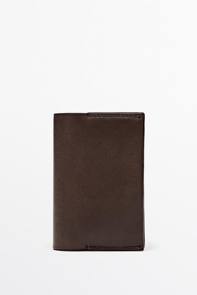 Zara Кошелек из натуральной кожи NAPPA