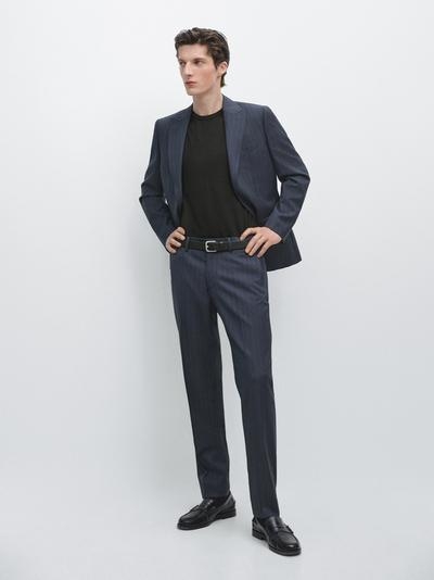 Zara Брюки костюмные в полоску