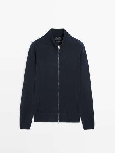 Zara Водолазка из шерсти с молнией