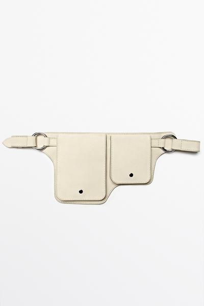 Zara Барсетка из натуральной и искусственной кожи с двумя отделениями купить с доставкой.