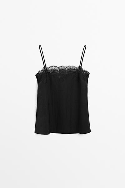 Zara Топ-боди из кружева с оборками купить с доставкой.