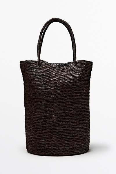 Zara Сумка-шоппер из рафии