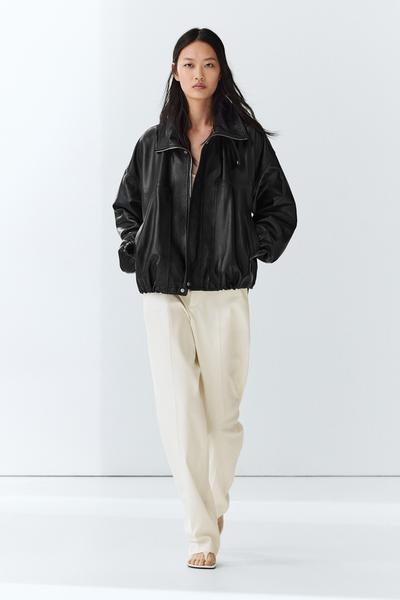 Zara Бомбер из наппы