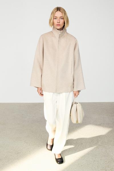 Zara Бомбер из шерстяной смеси