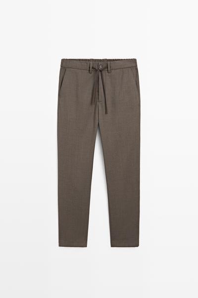 Zara Координируемые брюки из смешанной шерсти
