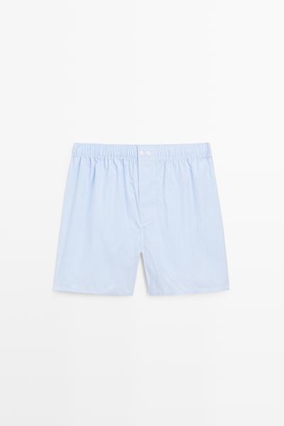 Zara Боксеры из микровельвета из 100% хлопка