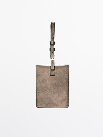 Zara Бирка для багажа из кожи наппа