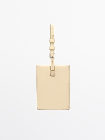 Zara Бирка для багажа из кожи наппа купить с доставкой.
