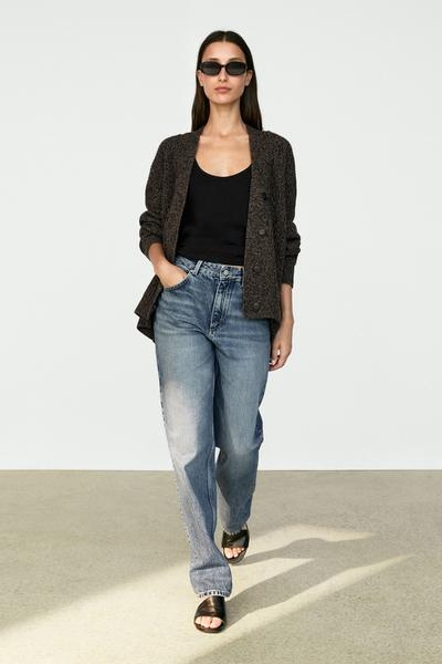 Zara Кардиган с V-образным вырезом из 100% кашемира