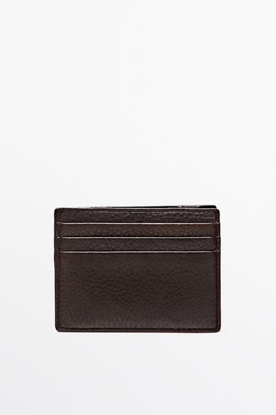 Zara Кошелек из кожи наппа «MAGIC»