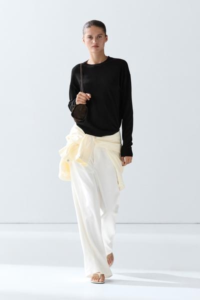 Zara Тонкий свитер из смесовой шерсти